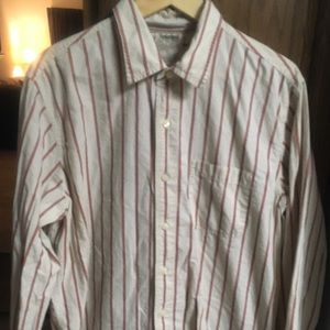 Timberland Relaxed Cream Color Button Down Shirt